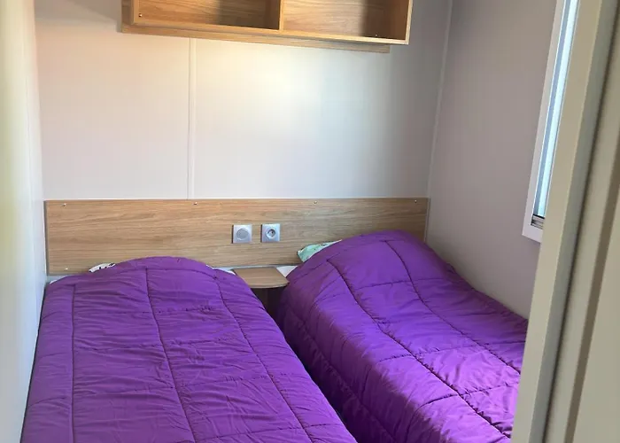 캠프장 Mobilhome 8 Personnes Au Bord De L'ocean 미미장플라즈